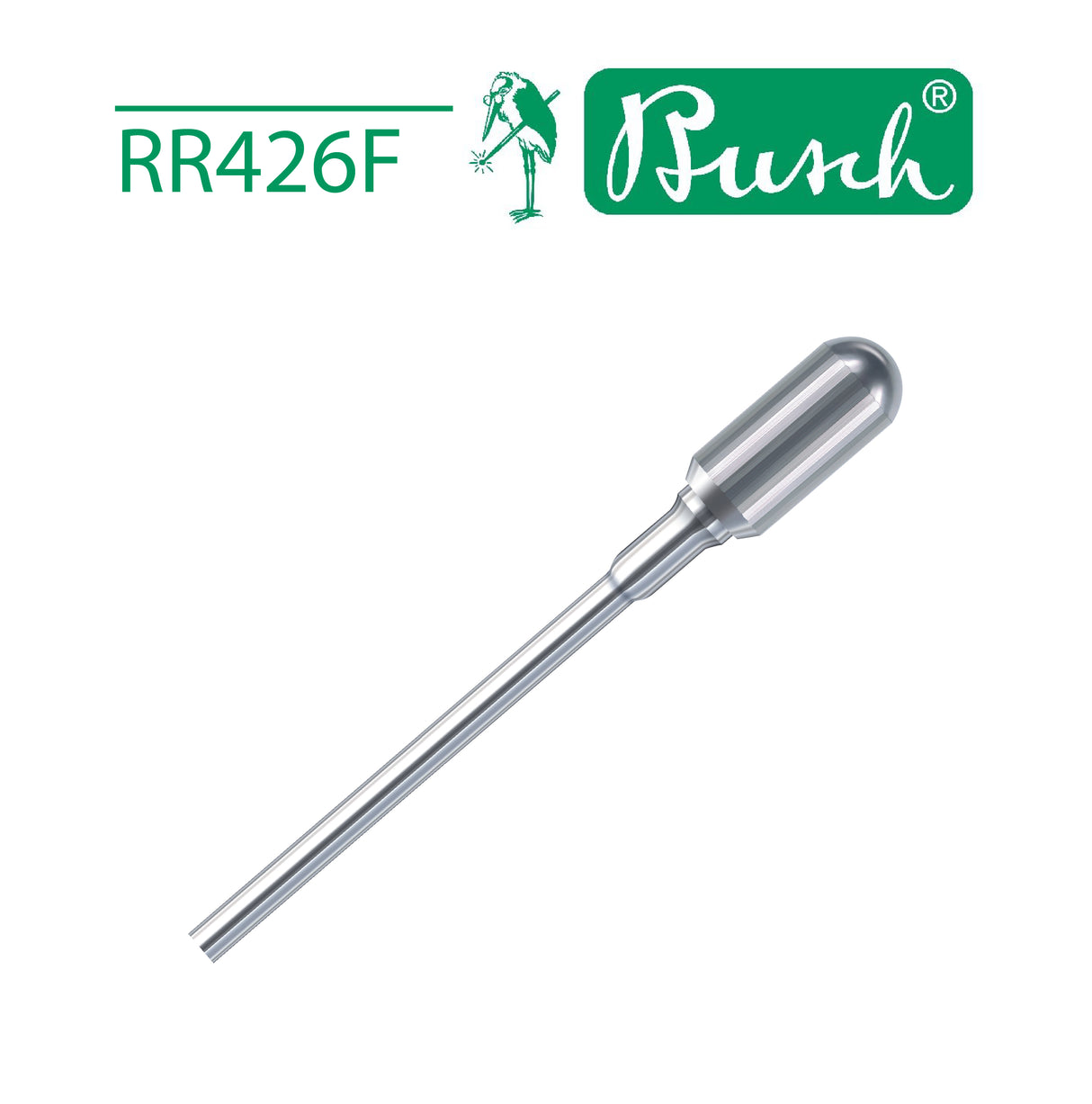 36-facet carbide burnisher tool by Busch for precision jewelry finishing