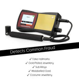 Professional gold jewellery carat tester without X-ray fluorescence equipment