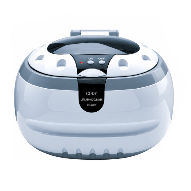 600ml ultrasonic jewellery cleaner with 42kHz frequency, stainless steel tank and automatic 3-minute cycle