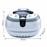 Compact ultrasonic jewellery cleaning machine with simple one-touch operation