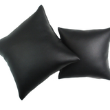 Cushion Black Simili Leather
