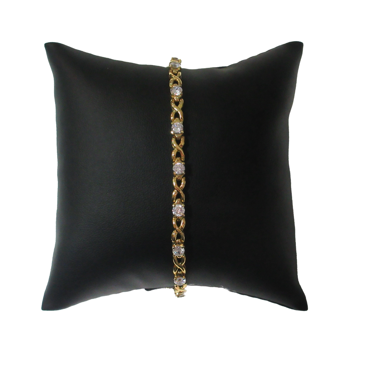 Cushion Black Simili Leather