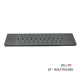 HALF ROUND 50% - Steel Drawplates - Italy