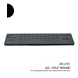 HALF ROUND 50% - Steel Drawplates - Italy