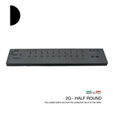 HALF ROUND 50% - Steel Drawplates - Italy