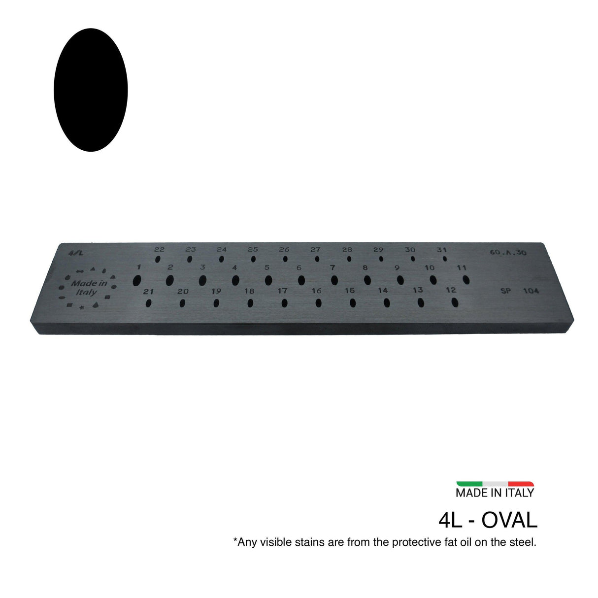 OVAL - Steel Drawplates - Italy