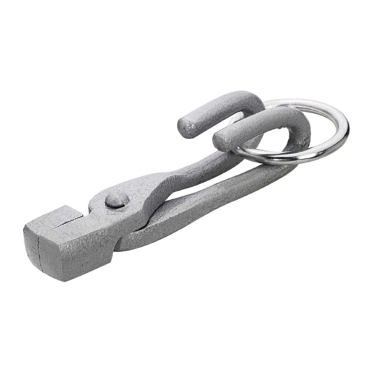 200mm forged steel wire drawing tongs with pulling ring