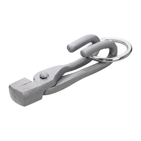 200mm forged steel wire drawing tongs with pulling ring