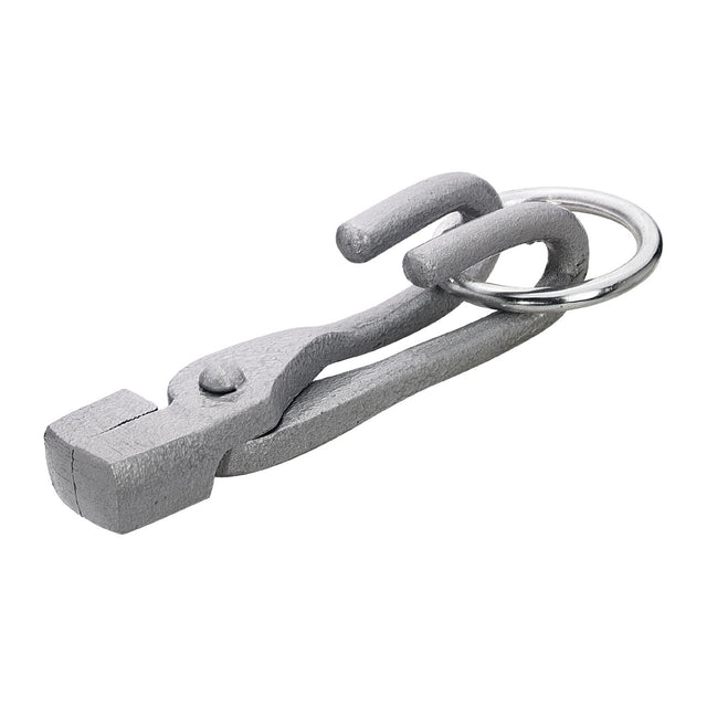 200mm forged steel wire drawing tongs with pulling ring