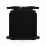 GemLightbox Mini with Eclipse black backdrop displaying a diamond and gemstone ring