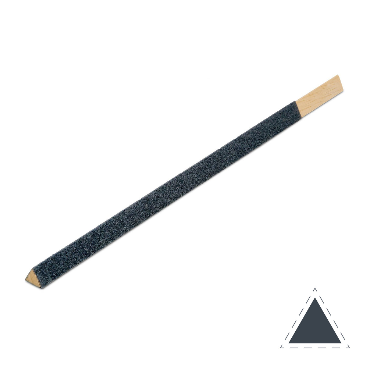 Triangular emery sanding stick 250mm for goldsmithing jewellery making and detailed metal sanding