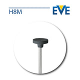 EVE Germany Black Medium Wheel Silicone Polisher for gold and metal finishing