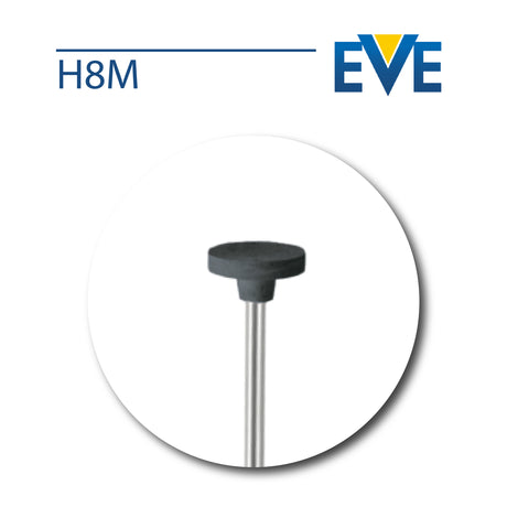 EVE Germany Black Medium Wheel Silicone Polisher for gold and metal finishing