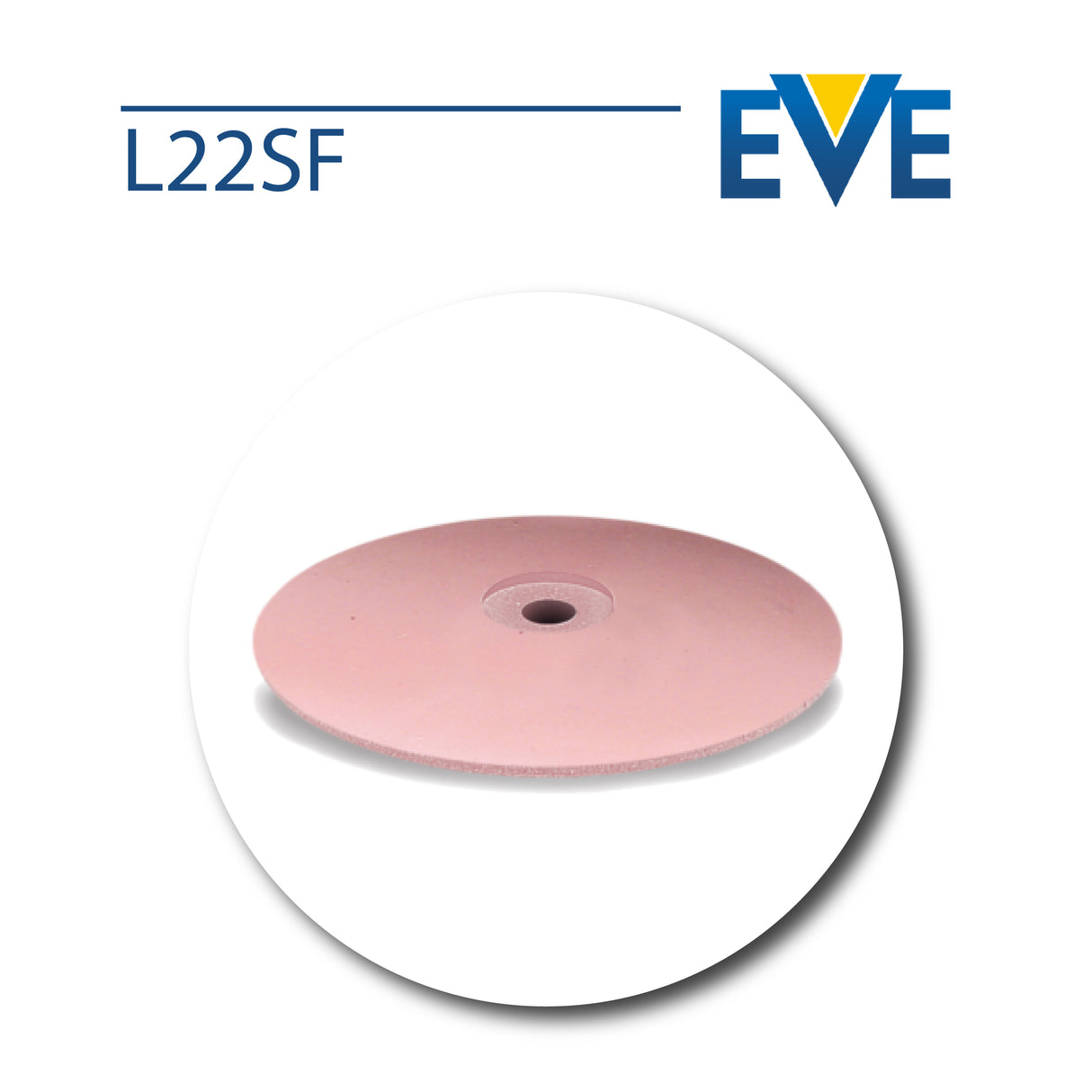 EVE Silicone Polishers - Lens – for Gold, Silver & Metal Alloys - Ø22mm