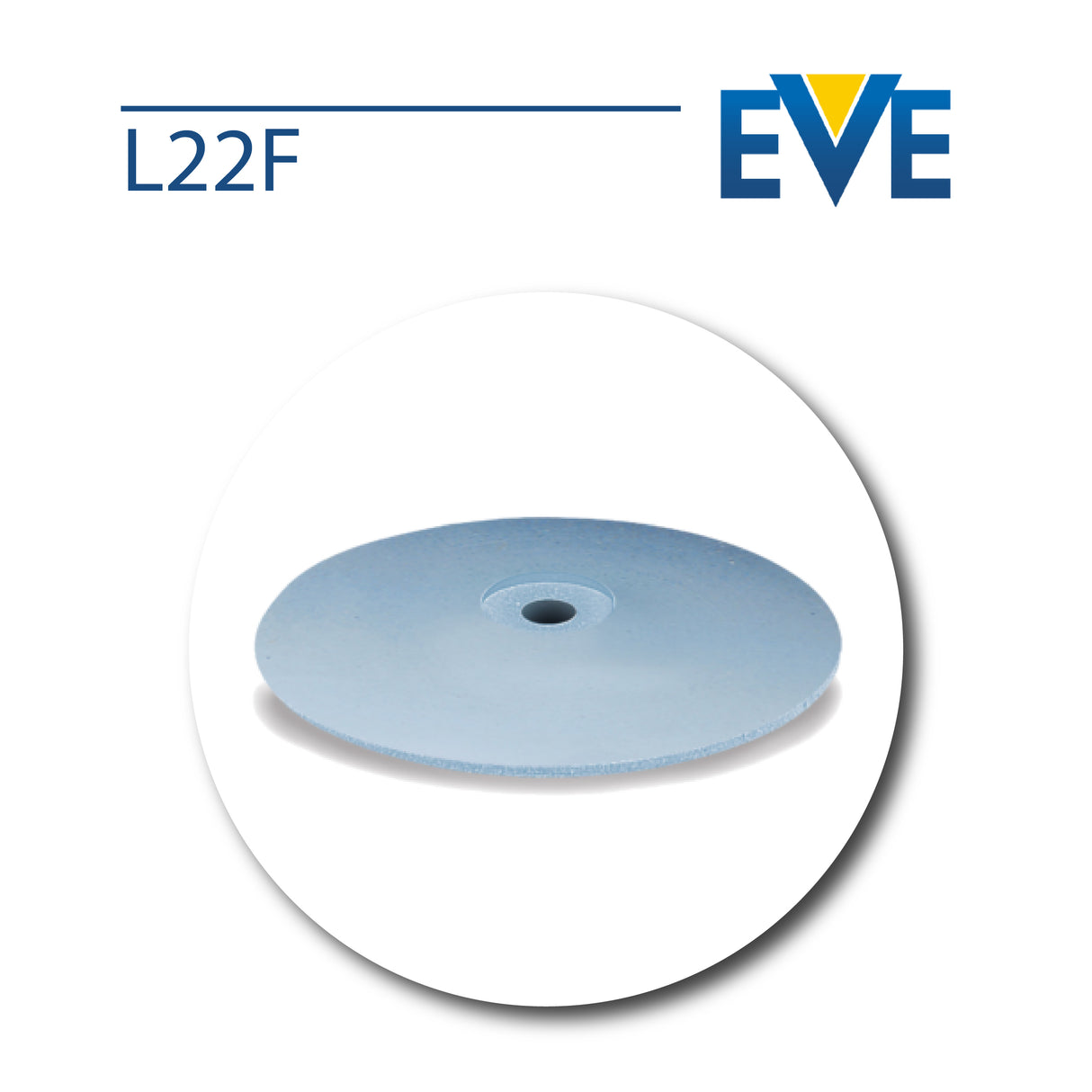 EVE Silicone Polishers - Lens – for Gold, Silver & Metal Alloys - Ø22mm