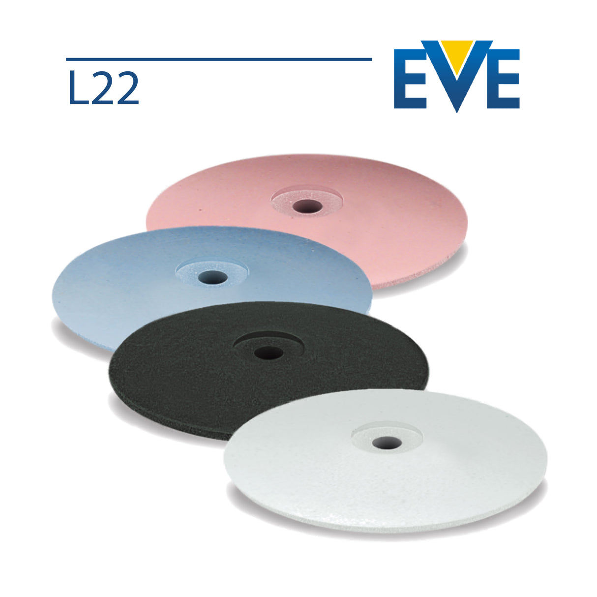 EVE Silicone Polishers - Lens – for Gold, Silver & Metal Alloys - Ø22mm