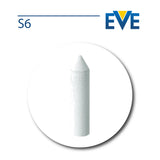 EVE Germany White Coarse Torpedo Silicone Polisher for jewelry surface preparation