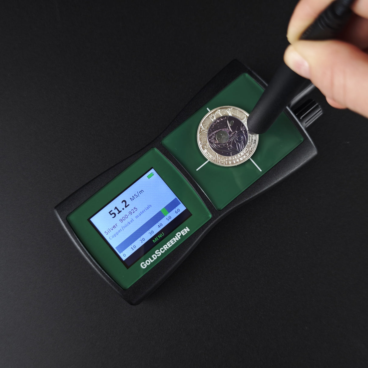 Professional gold coin authenticity testing tool