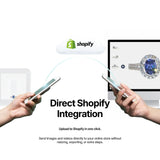 GemIQ jewellery photo editor before and after background removal demonstration