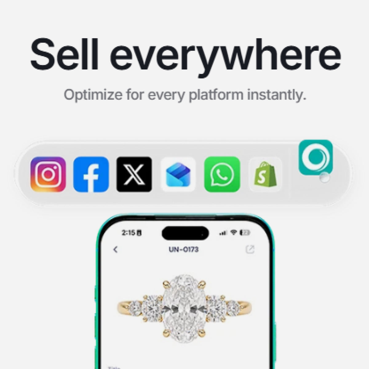 GemIQ GemLightbox Mini direct Shopify integration for jewellery photos and videos