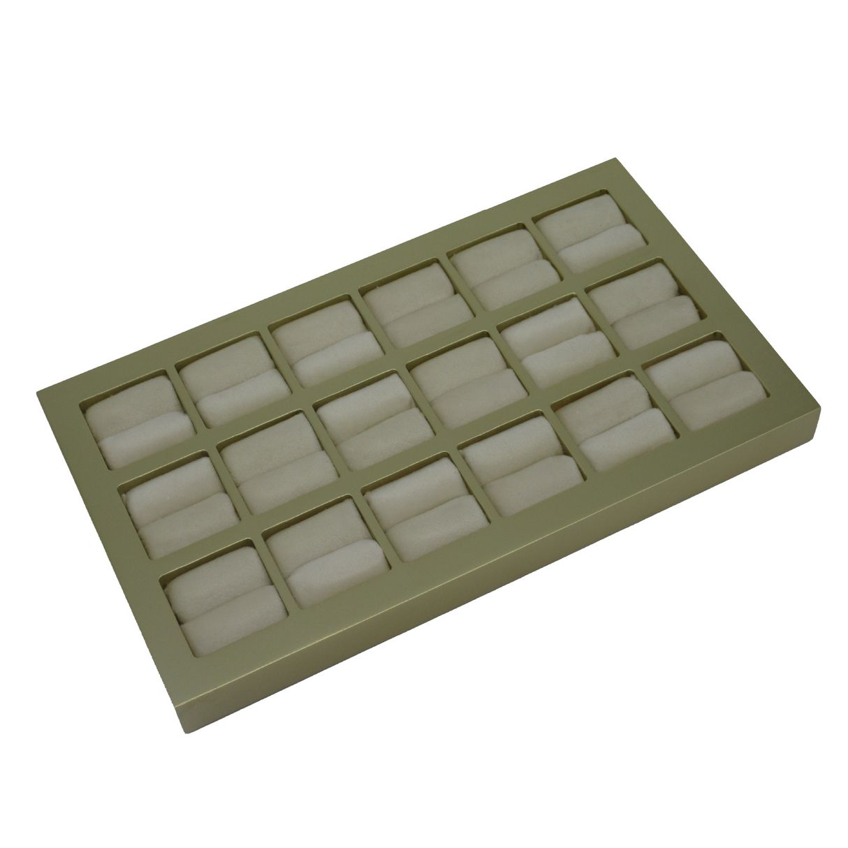 Gold Look Ring Display Tray – Holds 18 Rings