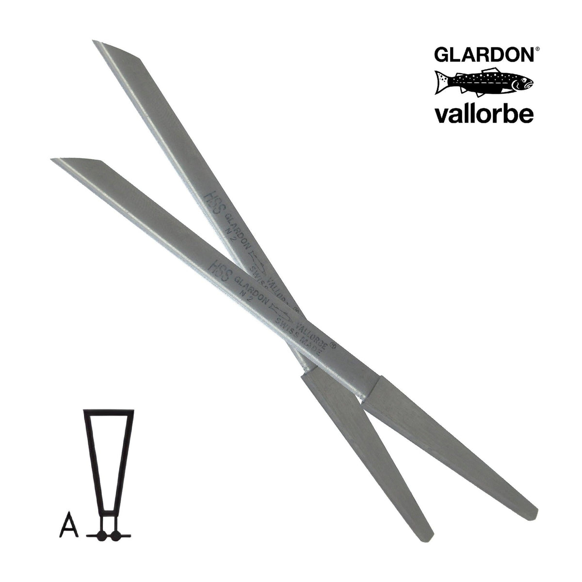 Gravers Metsorb High Speed Gravers - Yellow Tang - VALLORBE - FLAT-HSS – DAVTOOLS
