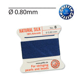 Dark Blue Griffin Bead Cord for Pearl Knotting and Jewellery Making