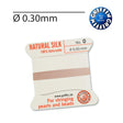 Griffin Light Pink Silk Cord for Pearl Stringing and Knotting