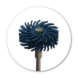 Blue fine 3M radial bristle disc 25mm for jewellery finishing and polishing