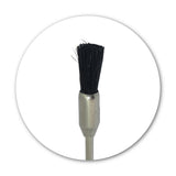 Mounted Black Bristle Pencil Brush