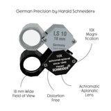 Harald Schneider LS10 10x professional gemological loupe