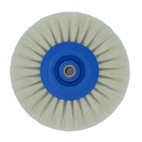 Goat hair lathe brush 80mm for jewelry polishing