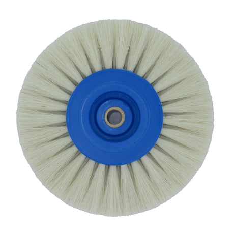 Goat hair lathe brush 80mm for jewelry polishing
