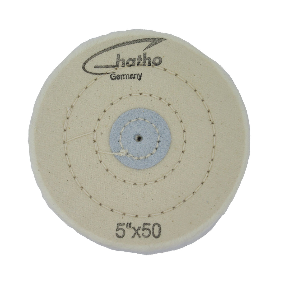 Soft cotton polishing wheel 5 inch and 6 inch with sewn seams 5X50