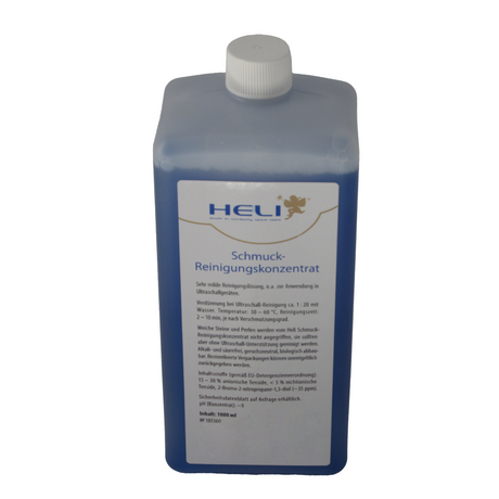 Heli - Ultra Sonic Jewelry Clean - 1 Liter