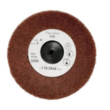 Satin finish wheel 100x30mm abrasive fiber wheel for metal finishing AF