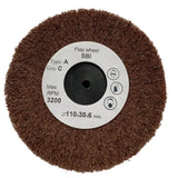 Satin finish wheel 100x30mm abrasive fiber wheel for metal finishing AC