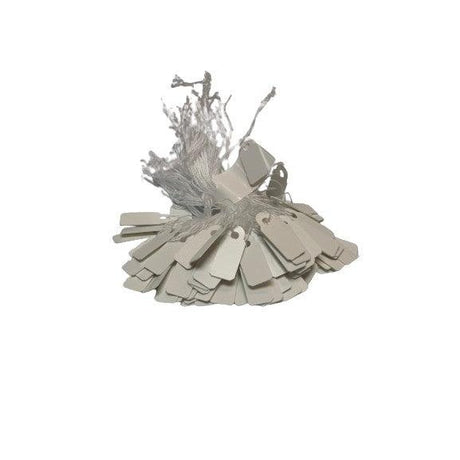 Tags PVC with string - White