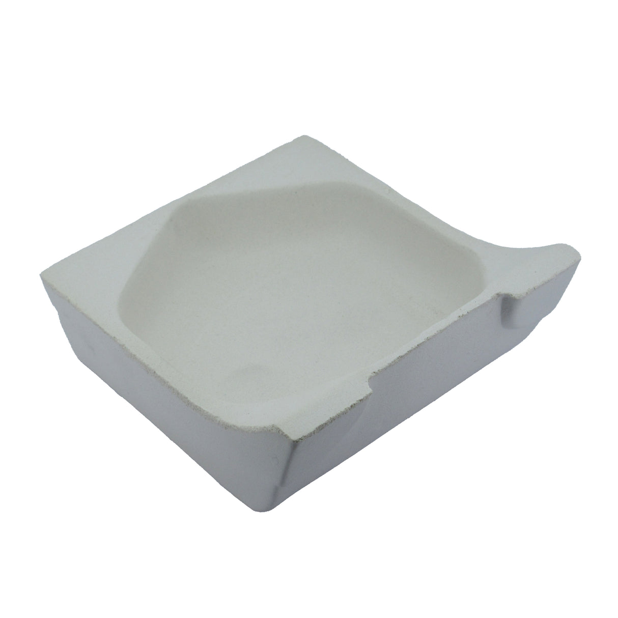 Durable high back ceramic crucible for metal casting