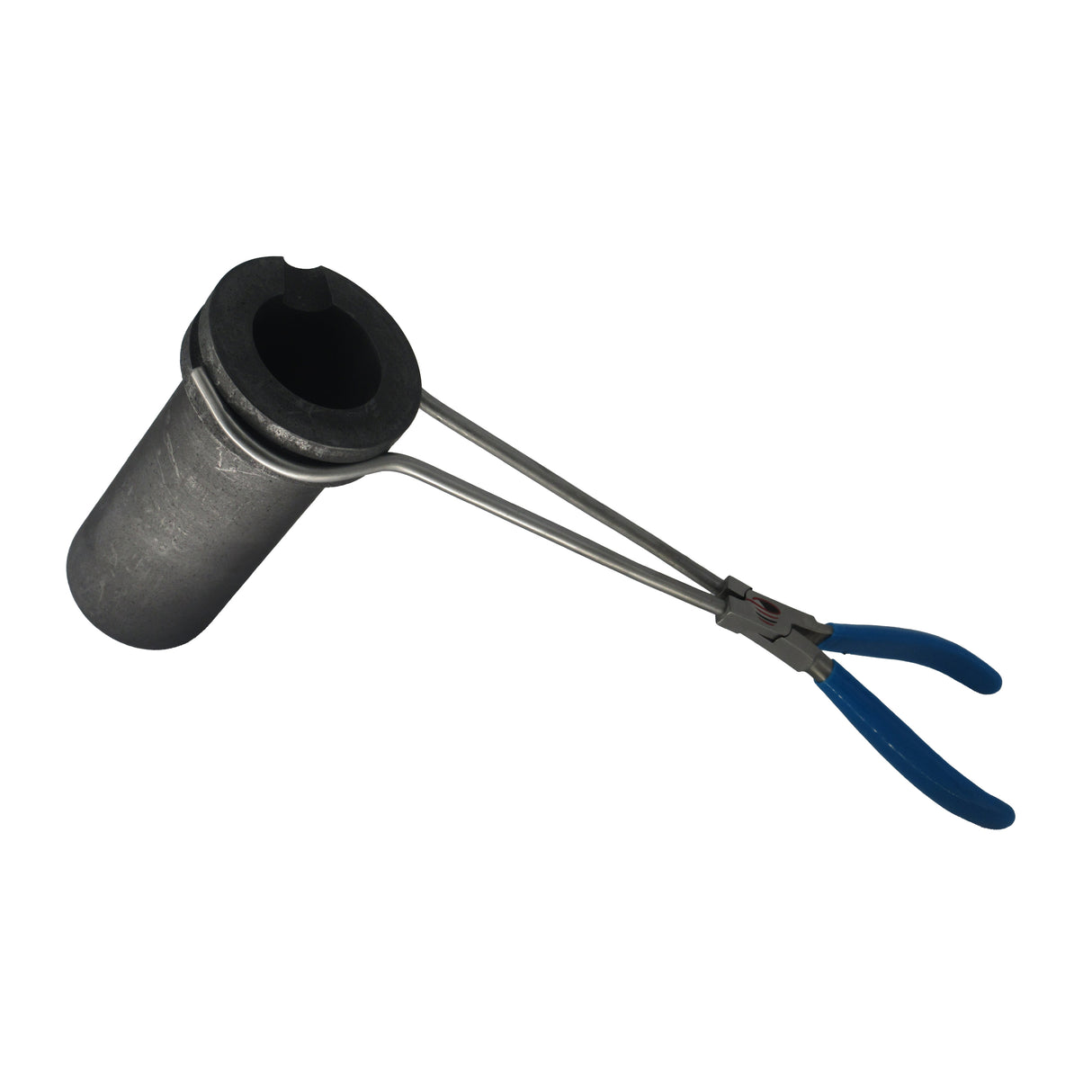 Universal crucible tongs for grooved graphite crucibles, compatible with TF58 A B C furnaces