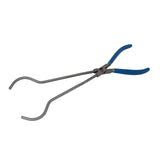 TZF584 crucible tongs for TF58 melting furnace, plier grip tool for handling hot graphite crucibles