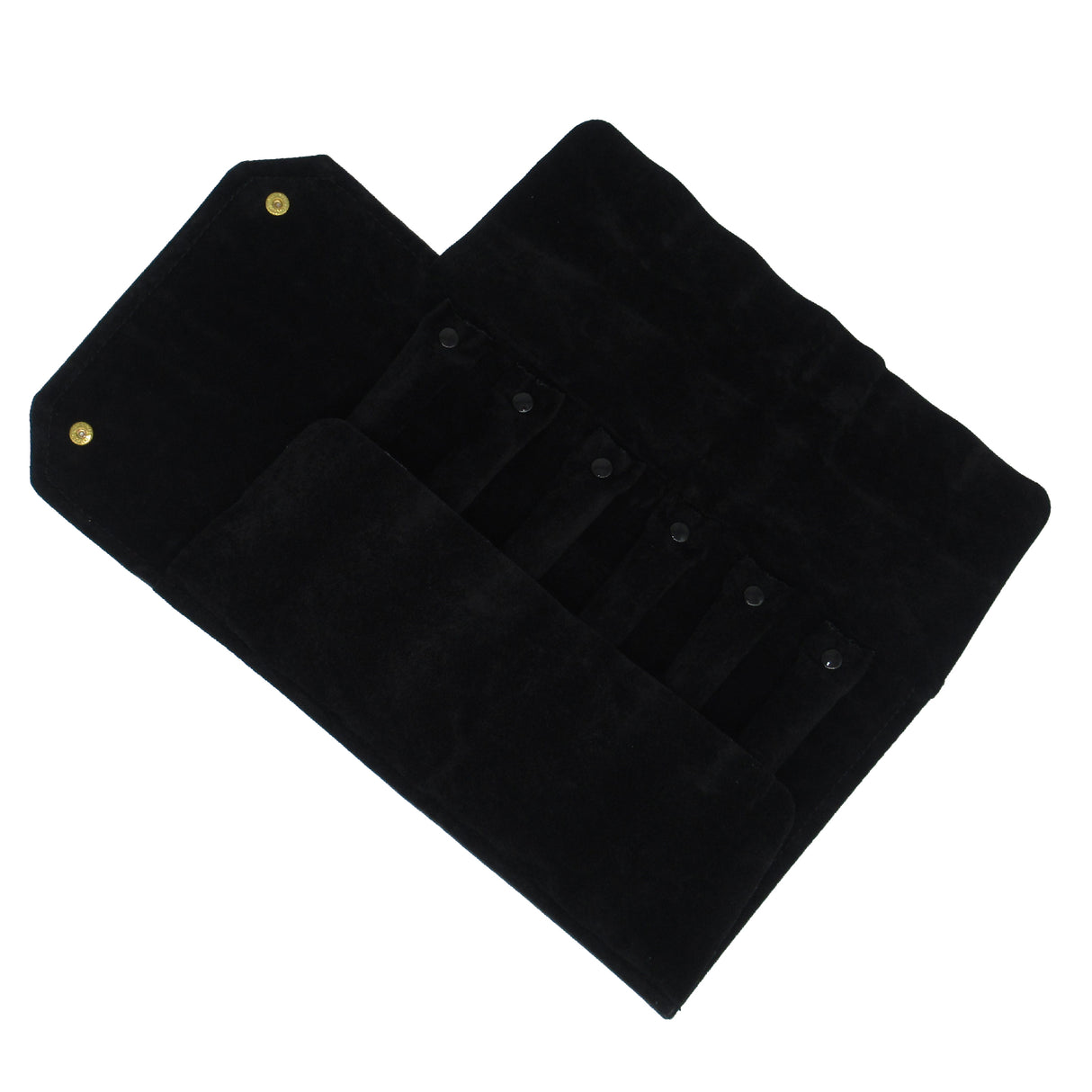 Elegant jewelry pouch for storing and displaying rings