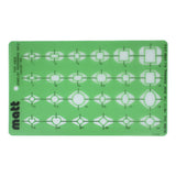 Matt jewelry design template No 2 ring setting stencil for jewelers