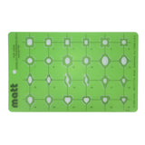 Matt jewelry design template No 3 ring setting stencil for jewelers