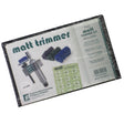 Matt Trimmer Kit for Foredom Handpiece #30 with rotary file, ring size template, and wax ring training samples