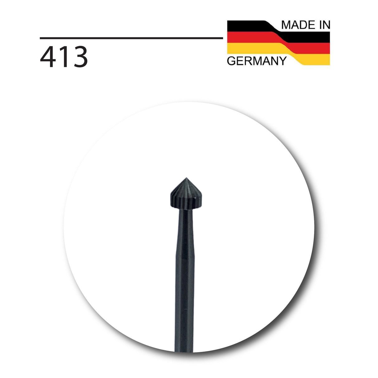 Stone Setting Bur - Steel - Meisinger - Fig. 413