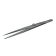Stainless steel jewelry tweezers with locking mechanism