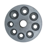 Metal ring reducer die plate used with ring stretcher and reducer machine