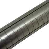 Steel ring stretcher mandrel spare part with ring sizes 1 to 31