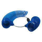Professional jewelry ring sizing tool with plastic sizing rings